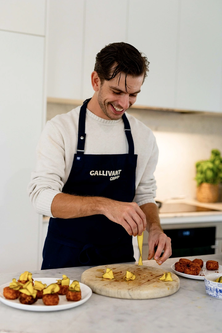 Sean Young cooking
